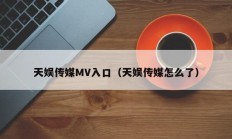天娱传媒MV入口（天娱传媒怎么了）